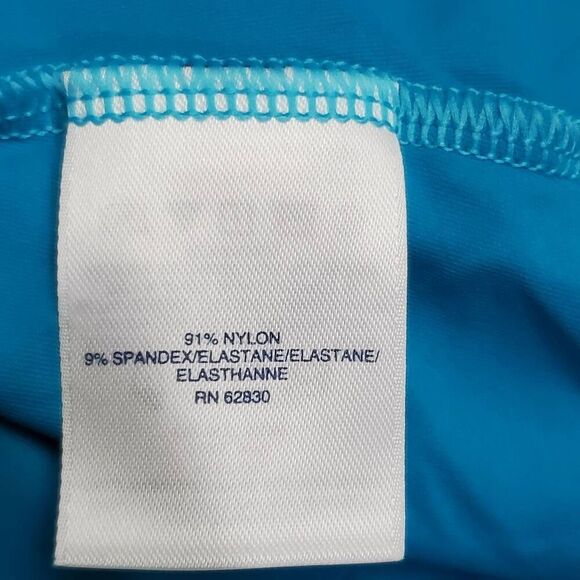 Lands' End Women's Elbow Sleeve Swim Tee UPF 50 Rashguard Small - Picture 5 of 7